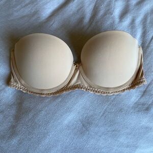 Aerie Strapless Nude Real Happy Bra